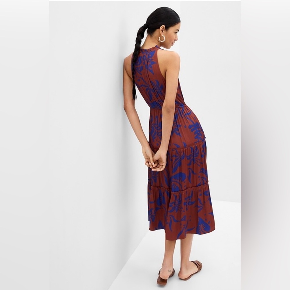 GAP Tiered Midi Dress, NWT
